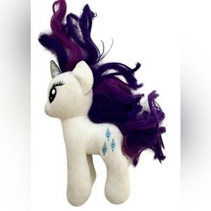 2014 My Little Pony Hasbro Ty Rarity Stuffed Unicorn